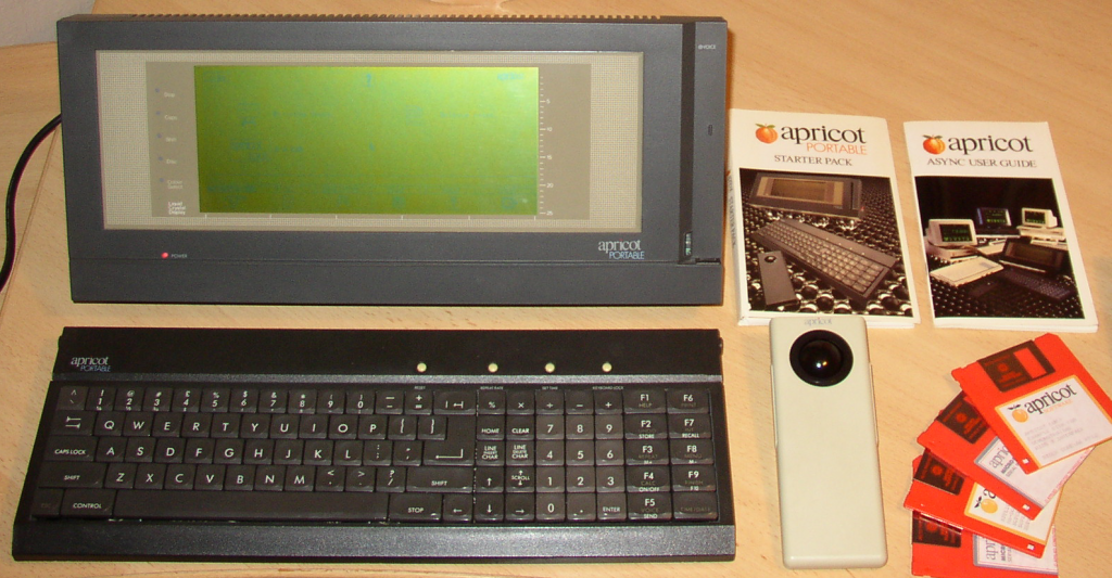 Apricot Portable von 1984 Der Digisaurier