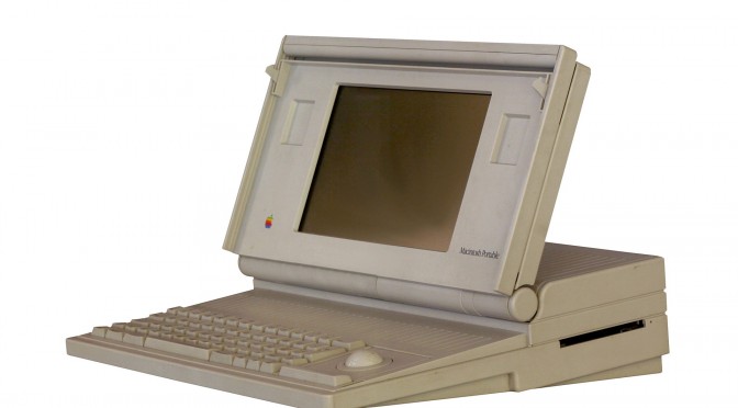 Apple Macintosh Portable - der mit dem Trackball