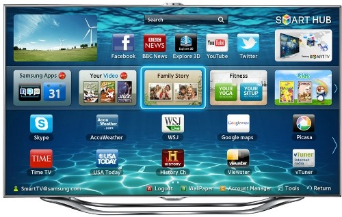 Samsung SmartTV - Benutzeroberfläche