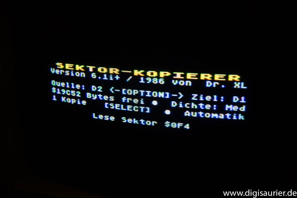 Sektor-Kopierprogramm für den Atari XL