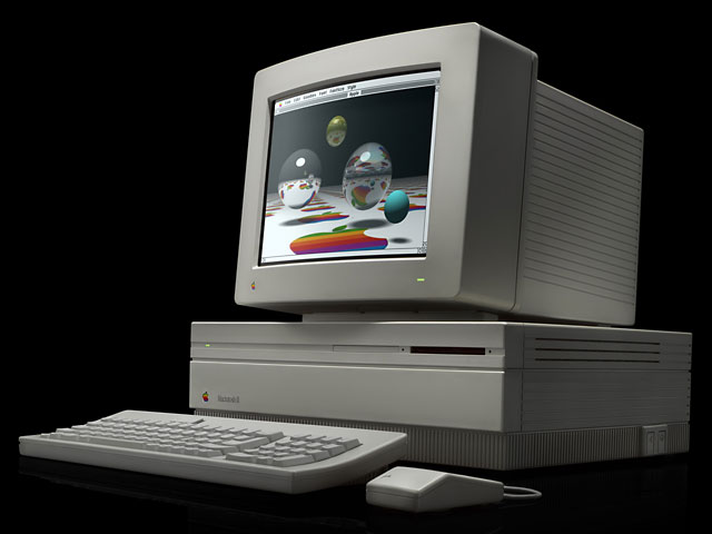 Der Mac II - eine stattliche-schöne Erscheinung (Foto: Apple)