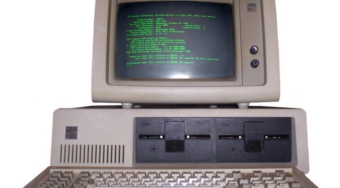 Das isser: Der allererste IBM PC der Baureihe 5150