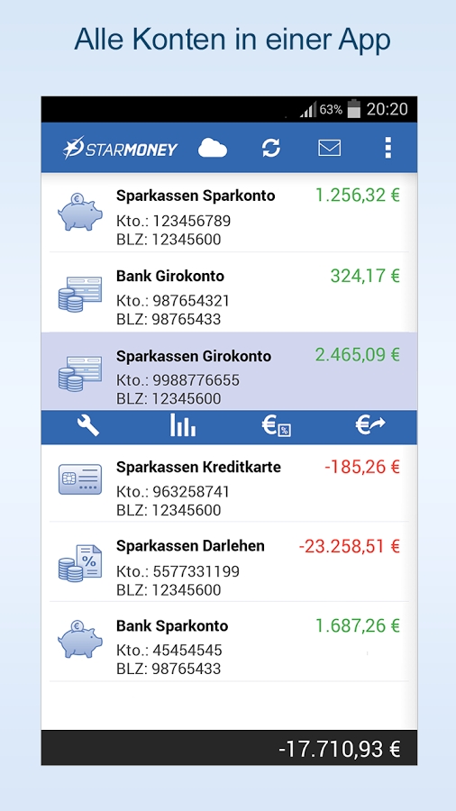 Lieblings-App: StarMoney - Online-Banking unterwegs