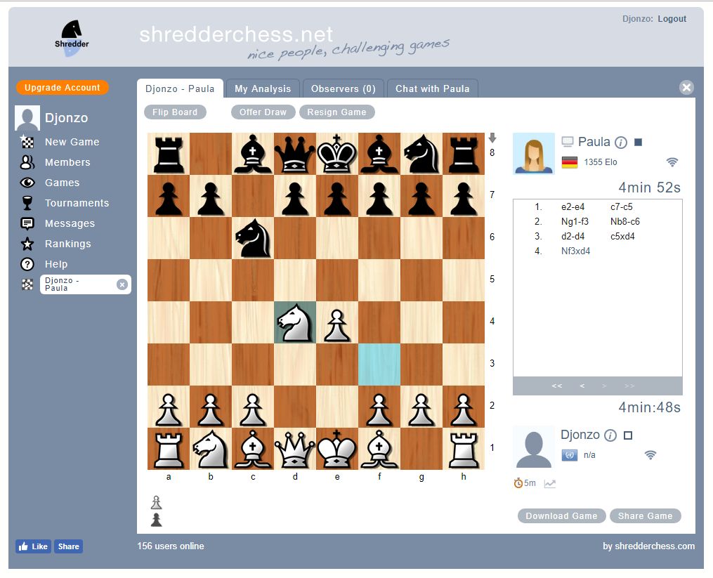 Lieblings-App Shredder - Schach gegen einen Großmeister