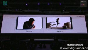 Zwei Kameras - Samsung S9+ - MWC2018