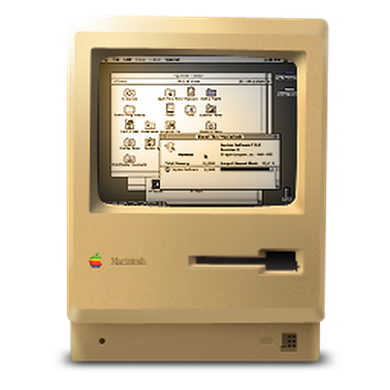 Der Ur-Macintosh und seine Icons
