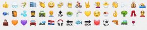 Winzige Auswahl an Emojis in WhatsApp