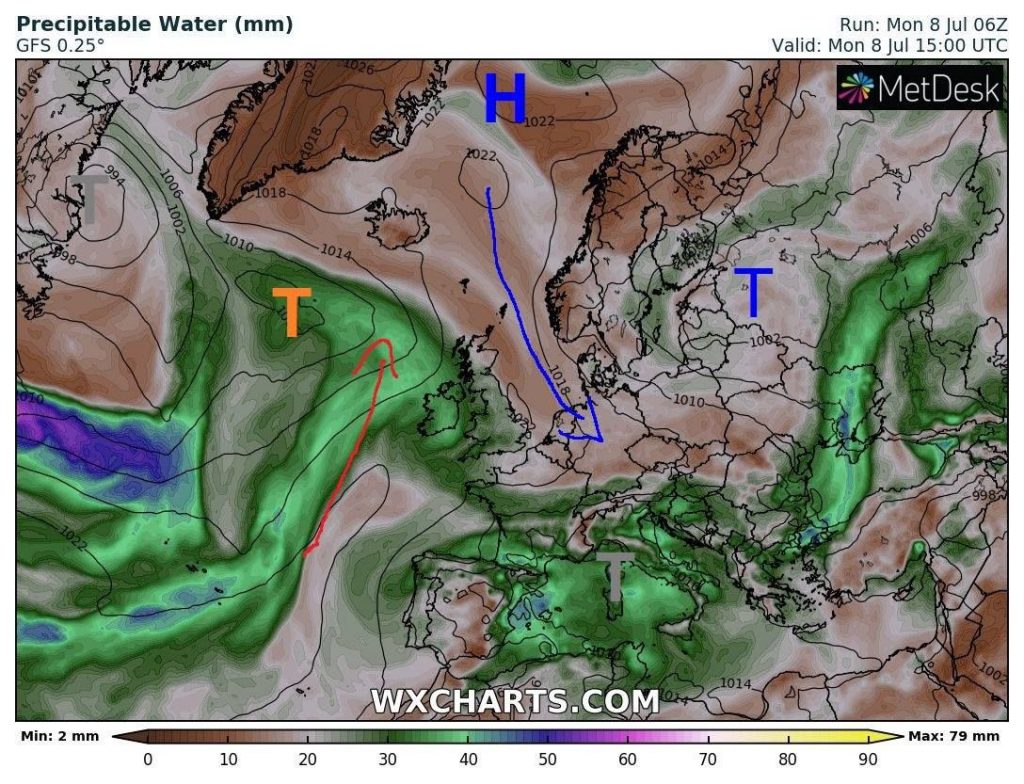 Wxcharts - interaktive Karten nach verschiedenen Wettermodellen