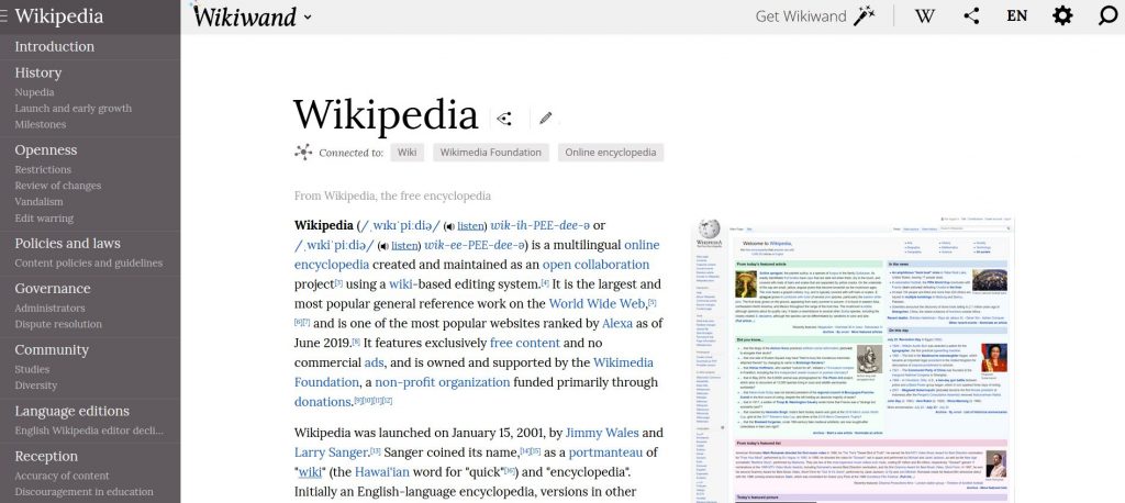 Schick und praktisch - die Wikiwand