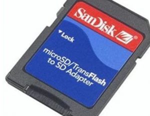 Guter Adapter: MicroSD ins Kärtchen, Karte in den SD-Schlitz
