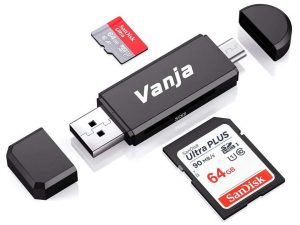 Wunderbar: Schlitze für SD- und MicroSD-Karten