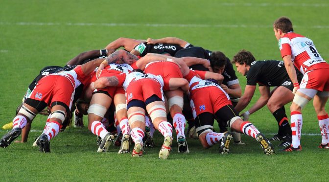 Scrum - ein Begriff aus dem Rugby-Sport (Foto: via Wikimedia - siehe Bildnachweise unten)