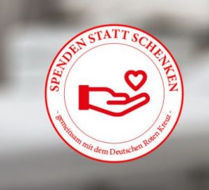 Spenden statt Schenken - darum bittet nicht nur das Deutsche Rote Kreuz (Screenshot)