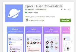 "Space - Audio Conversations": Genauso gut, aber ohne Hype (Screenshot)