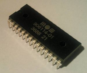 Der ominöse CIA 6526, einer der Chips, die direkt per POKE gesteuert werden konnte (Foto: c64-wiki.de)