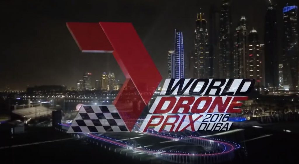 Ein Höhepunkt des Drohnenrennsports - der World Drone Prix 2016 in Dubai (Screenshot)