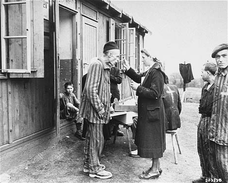 KZ Ahlem nach der Befreiung (Foto: Herbert Budowle für die US Army, public domain)