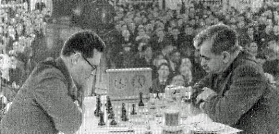 1936: Michail Btwinnik vs Emmanuel Lasker (public domain, via Wikimedia)