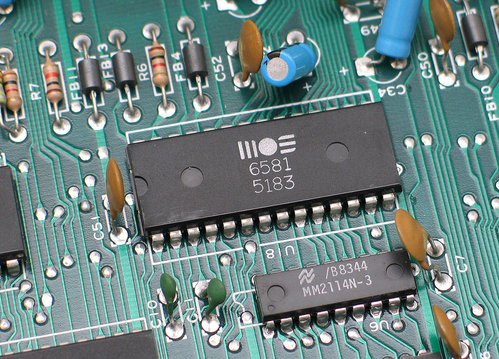 SID aka MOS6581, der Soundchip im C64 (Foto: via Wikimedia)