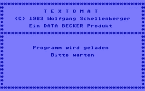 Textomat für C64  von Wolfgang Schellenberger