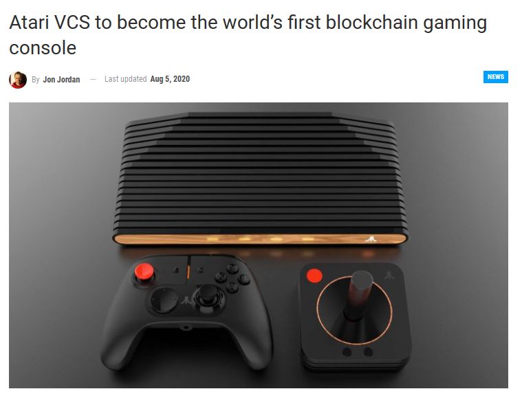 Atari VCS 2020 - wird das die erste Blockchain-Konsole (Screenshot)