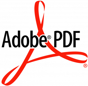 Das PDF-Logo kennt jede:r (via Adobe)