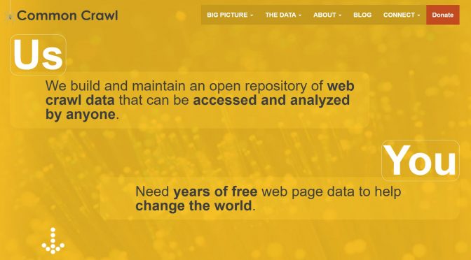 Common Crawl: Der wirklich komplette Web-Kosmos in einer Datenbank