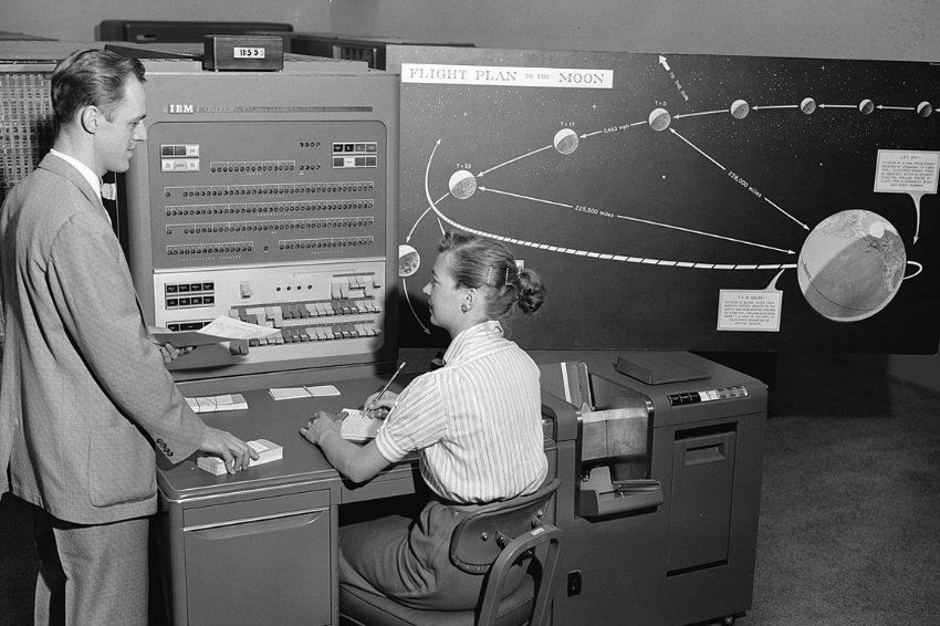 Großrechner im Jahr 1959 (Foto via schockwellenreiter)