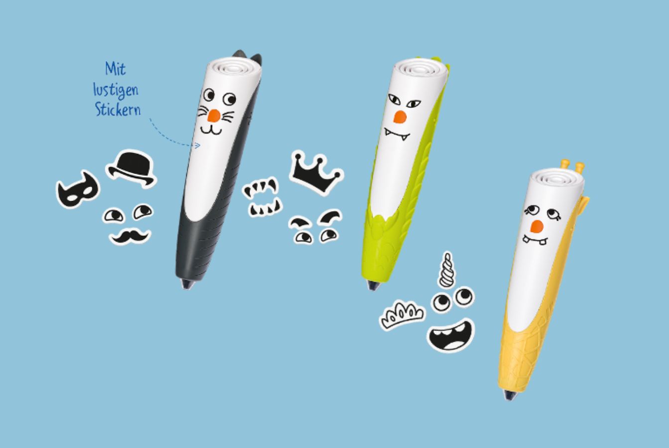 Tiptoi-Stift mit Hüllen und Stickern verschönern (Screenshot Ravensburger)