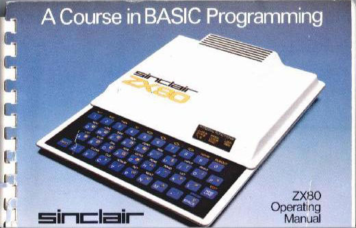 Titelblatt des ZX80-Manuals (via planet-sinclair.co.uk)